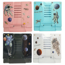 Підставка для книжок металева "JO" /5555-300/ "Space" 21*21,5см, mix (1/12/48) Підставка для книжок металева "JO" /5555-300/ "Space" 21*21,5см, mix (1/12/48)