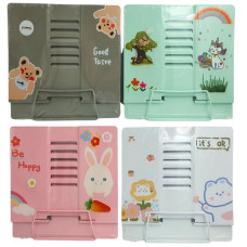 Підставка для книжок металева "JO" /555-568-S/ "Animals" 15,2*15,2см, mix (1/30/60)