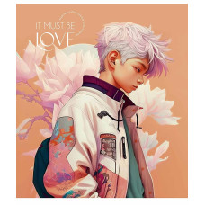 Зошит уч. "Школярик" 36арк.== /3290L/ "It must be love" виб.УФ-лак (дівчинка) (20/120)