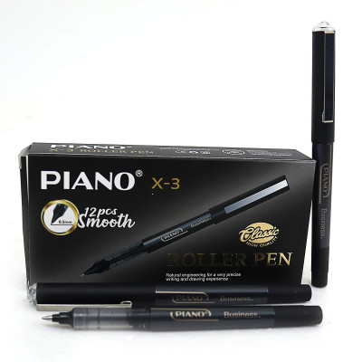 Ролер "PIANO" 3X-BK "Business" 0,5мм чорний (12)