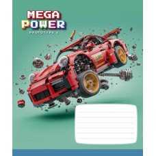 Зошит уч. "Star" 18арк.# /3745K/ Mega Power ВД-лак (хлопчик) (25/250)