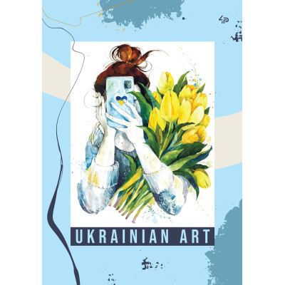 Блокнот A5/40арк "4PROFI" /905737/ # "Flower girls" tulip, мат.лам, виб. УФ-лак