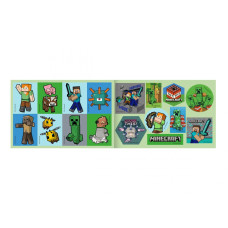 Розмальовка А4/12стор "Yes" /743222/ "Minecraft" з наліпками та завданнями (1/100)