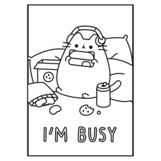 Розмальовка А4/8стор "Yes" /743229/ "Pusheen" з наліпками (1/100)