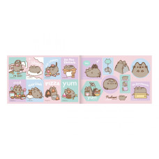 Розмальовка А4/8стор "Yes" /743229/ "Pusheen" з наліпками (1/100)