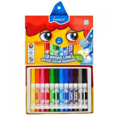 Фломастери "Marco Super Washable" 12 кол. /1630-12СВ/ (1/12/48)