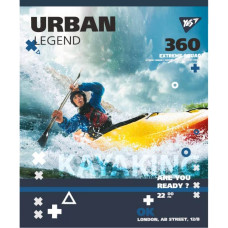 Зошит уч. "YES" 12арк.== /764219/ "URBAN LEGEND" виб.гібрід.лак (10/250)