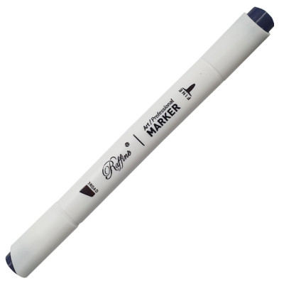 Скетч Маркер двосторонній "Raffine" /7800-6CB/ (CG09) Cool grey 9 (6)