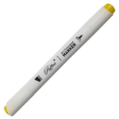 Скетч Маркер двосторонній "Raffine" /7800-6CB/ (Y107) Lightning yellow (6)