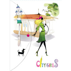 Папка-конверт на кнопці А4 "Leo" /490723/ L6008 "Сity girls" (10/360) Папка-конверт на кнопці А4 "Leo" /490723/ L6008 "Сity girls" (10/360)