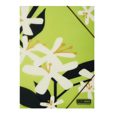 Папка на гумках А4 "BuroMAX" /BM.3908-15/ матов. пластик, ARABESKI, салатовий (1/12/180) Папка на гумках А4 "BuroMAX" /BM.3908-15/ матов. пластик, ARABESKI, салатовий (1/12/180)