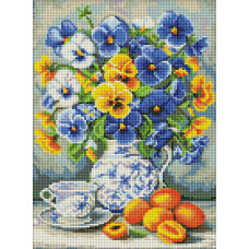 Алмазна мозаїка "Ідейка" /AMO20463/ "Братчики та абрикоси" 30*40см