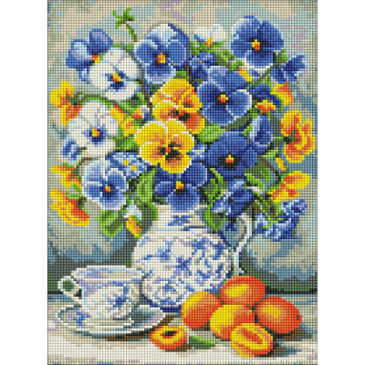 Алмазна мозаїка "Ідейка" /AMO20463/ "Братчики та абрикоси" 30*40см