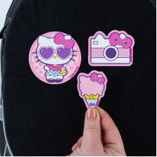 Набір нашивок "Kite" /HK24-3012-2/ на липучці, 3 шт., 3012-2 Hello Kitty (66889) (1/132)
