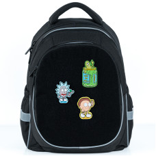 Набір нашивок "Kite" /RM24-3012/ на липучці, 3 шт., 3012 RM Rick & Morty (66902) (1/132)