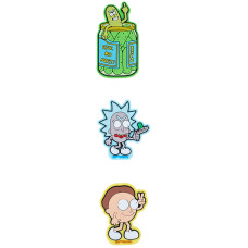 Набір нашивок "Kite" /RM24-3012/ на липучці, 3 шт., 3012 RM Rick & Morty (66902) (1/132)