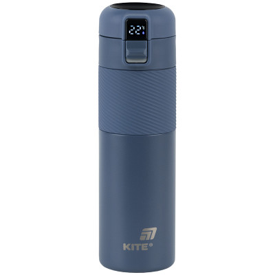 Термос "Kite" /K25-1227-2/  з термодатчиком 450 мл, синій