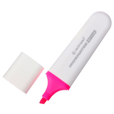 Маркер текстовий "Centropen" /6252/53/ "Highlighter Style", 1-4,6 мм, рожевий (10)