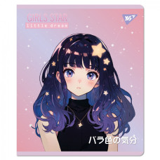 Зошит уч. "YES" 12арк.# /767489/ "Anime star" Софт тач, УФ виб (10/250)
