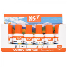 Коректор з пензликом "YES" /340112/ "Orange Line" 20 мл (12/576)