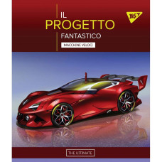 Зошит уч. "YES" 18арк.== /765203/ "Fantastic cars" ірідіум (10/200)