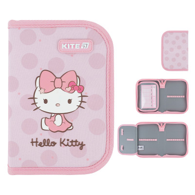 Пенал "Kite" /HK26-621-1/ 1 від., 1 відв., без наповнення 621 Hello Kitty-1 (1/48)