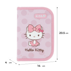 Пенал "Kite" /HK26-621-1/ 1 від., 1 відв., без наповнення 621 Hello Kitty-1 (1/48)