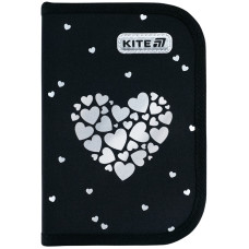 Пенал "Kite" /K26-622-5/ 1 від., 2 відв., без наповнення 622 Black&Silver (1/48)