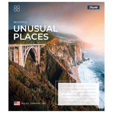 Зошит уч. "1В" 60арк.# /767398/ "Unusual places" (10/160)