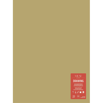 Скетчбук 300x400/30арк. "MUSE" /PB-GB-030-088/ КРАФТ, склейка, 150г/м2, (4)