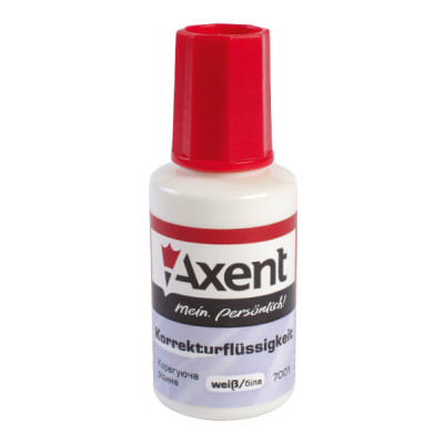 Коректор з пензликом 20мл  AXENT /7001-A/   (12/576)
