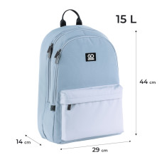 Рюкзак "GoPack" /GO25-140L-2/ Education Teens 140 сіро-блакитний (1/10) Рюкзак "GoPack" /GO25-140L-2/ Education Teens 140 сіро-блакитний (1/10)