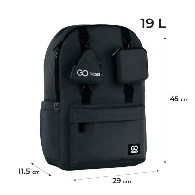 Рюкзак "GoPack" /GO25-178L-1/ Education Teens 178 графіт (1/10)