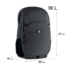 Рюкзак "GoPack" /GO25-185L-1/ Education Teens 185 темно-сірий (1/10) Рюкзак "GoPack" /GO25-185L-1/ Education Teens 185 темно-сірий (1/10)