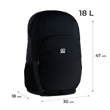 Рюкзак "GoPack" /GO25-185L-2/ Education Teens 185 чорний (1/10) Рюкзак "GoPack" /GO25-185L-2/ Education Teens 185 чорний (1/10)