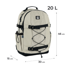 Рюкзак "GoPack" /GO25-186L-4/ Education Teens 186 бежевий (1/10) Рюкзак "GoPack" /GO25-186L-4/ Education Teens 186 бежевий (1/10)