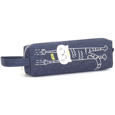 Пенал "Bourgeois" /KJ3309/ Blue 21*4.5*6см