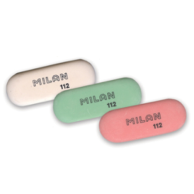 Гумка "MILAN" /112/ ОВАЛ, кольор., 63*28см  (12/300)