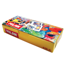Гумка "MILAN" /436А/ прямокутн. з малюнком  (36/900)