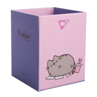 Стакан-підставка для ручок "YES" /708333/ "Pusheen", картон (1/48)
