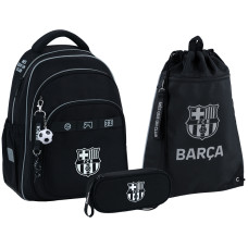 Набір "Kite" /SET_BC26-763M/  рюкзак + пенал + сумка для взуття 763M FC Barcelona (1/6)