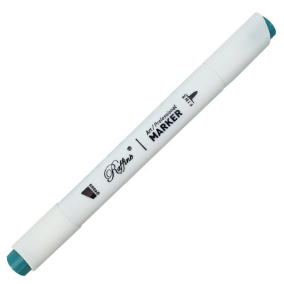 Скетч Маркер двосторонній "Raffine" /7800-6CB/ (B635)  Forest Green  (6)