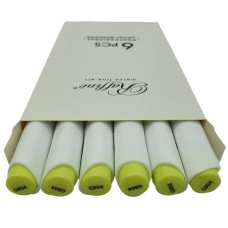 Скетч Маркер двосторонній "Raffine" /7800-6CB/ (G804)  Yellow Green  (6)