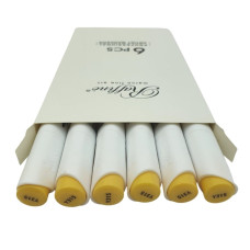 Скетч Маркер двосторонній "Raffine" /7800-6CB/ (Y315)  Melon Yellow  (6)