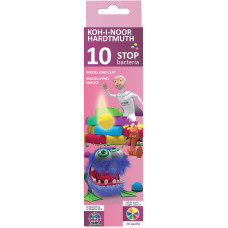 Пластилін "Koh-i-Noor" 10кол. 200г "Stop bacteria" карт.уп. 131810 (1/30) Пластилін "Koh-i-Noor" 10кол. 200г "Stop bacteria" карт.уп. 131810 (1/30)
