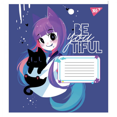 Зошит уч. "YES" 12арк.// /766557/ "BeYouTiful" (25/500)