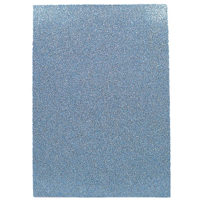 Флексика(фоаміран) "JO" /17GLA4-071/ EVA 1,7mm A4 GLITTER "Блакитний" 10шт/уп (1/96)