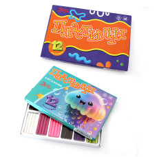 Пластилін восковий "Little Artist" 12 кол. 240г /832538/ зі стеком (1/6/72)