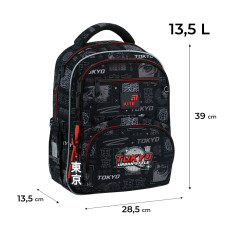 Набір "Kite" /SET_K26-773M-5/  рюкзак + пенал + сумка для взуття 773 Tokyo (1/6)