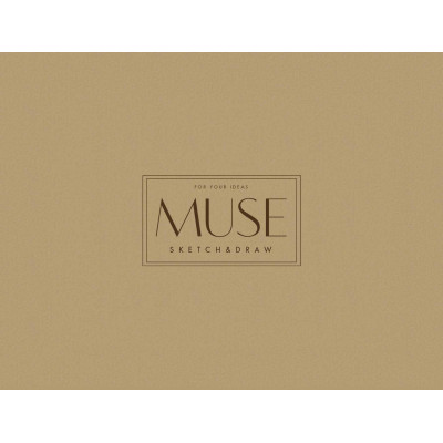 Скетчбук А4+/40арк. "MUSE" /PB-GB-040-063/ 115г/м2 склейка картон (1/44 )